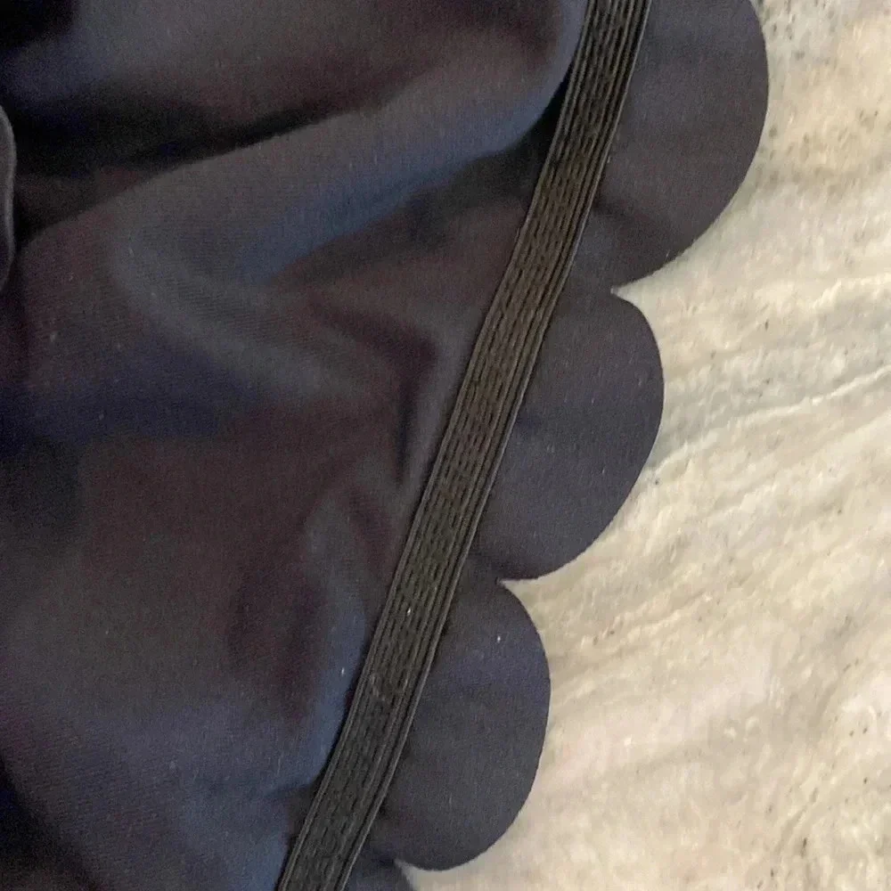 Chelsea28 black scalloped trim bikini bottom size XXS - Picture 7 of 9